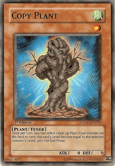 1st Edition, Common, Crossroads of Chaos, Plant, Tuner Monster, Unlimited, Wind Copy Plant [CSOC-EN005] Common - Trading Card World