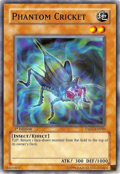 1st Edition, Common, Earth, Effect Monster, Insect, Tactical Evolution, Unlimited Phantom Cricket [TAEV-EN030] Common - Trading Card World