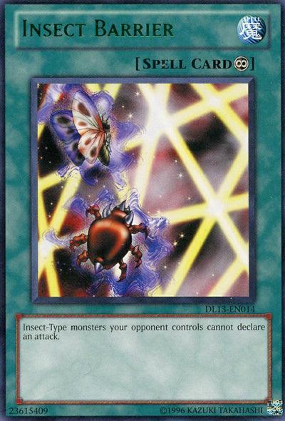 Continuous Spell, Duelist League Promo, Rare, Spell, Unlimited Insect Barrier (Green) [DL13-EN014] Rare - Trading Card World