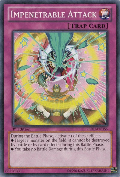 1st Edition, Common, Normal Trap, Return of the Duelist, Trap, Unlimited Impenetrable Attack [REDU-EN066] Common - Trading Card World