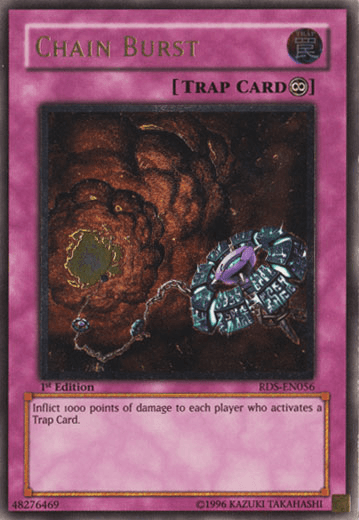 1st Edition, Continuous Trap, Rise of Destiny, Trap, Ultimate Rare, Unlimited Chain Burst [RDS-EN056] Ultimate Rare - Trading Card World
