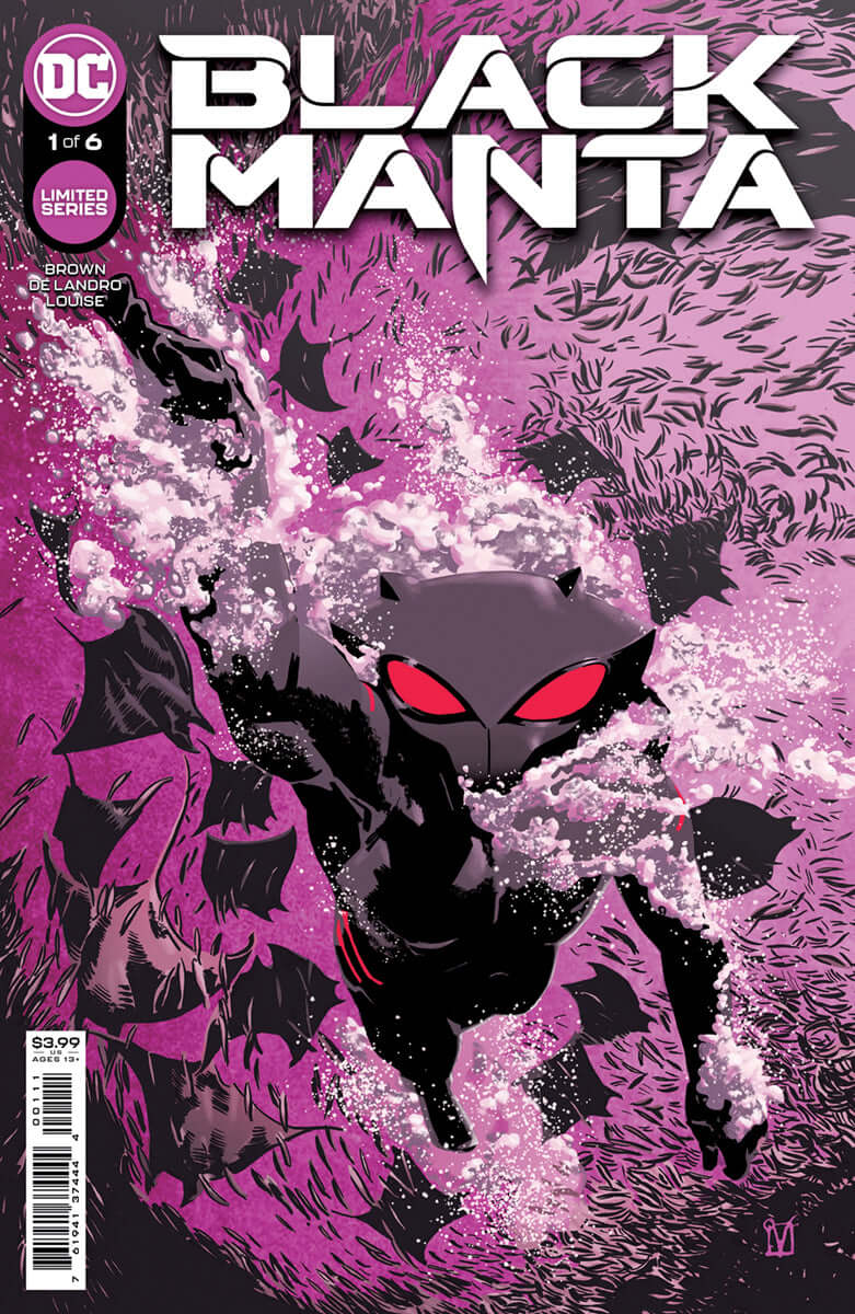 Black Manta #1 (Of 6) A Valentine De Landro Chuck Brown (09/07/2021) Dc