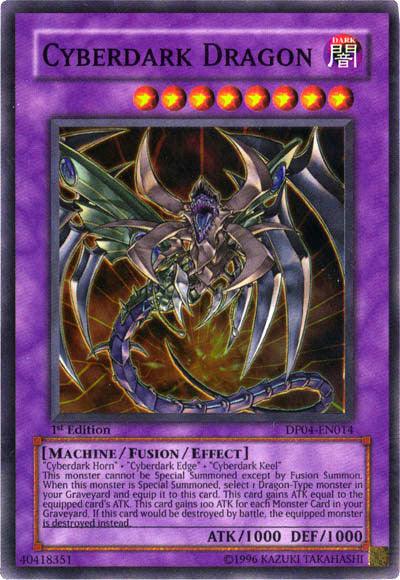 1st Edition, Dark, Duelist Pack 4: Zane Truesdale, Fusion/Effect Monster, Machine, Super Rare, Unlimited Cyberdark Dragon [DP04-EN014] Super Rare - Trading Card World