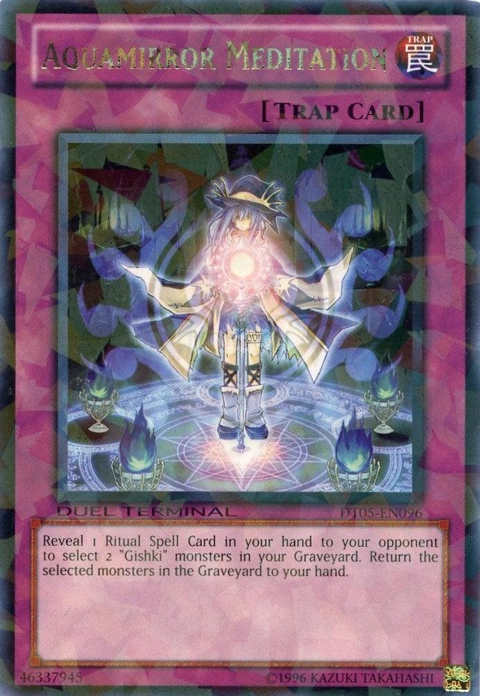 Duel Terminal 5, Limited, Normal Trap, Rare, Trap Aquamirror Meditation [DT05-EN096] Rare - Trading Card World