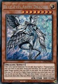 1st Edition, Dragon, Effect Monster, Legendary Duelists: Season 2, Light, Secret Rare Blue-Eyes Abyss Dragon [LDS2-EN015] Secret Rare - Trading Card World