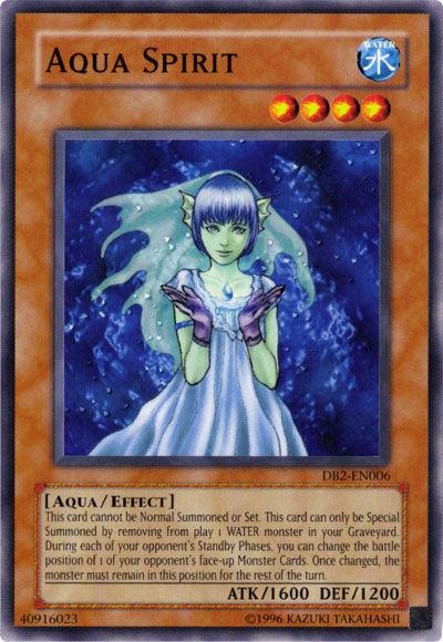 Aqua, Common, Dark Beginning 2, Effect Monster, Unlimited, Water Aqua Spirit [DB2-EN006] Common - Trading Card World