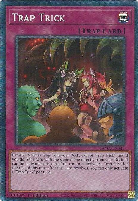 1st Edition, Collector's Rare, Normal Trap, Tactical Masters, Trap Trap Trick [TAMA-EN045] Collector's Rare - Trading Card World