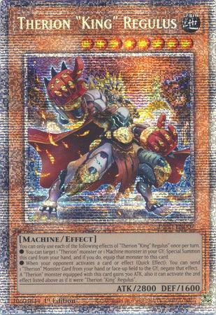 1st Edition, Dimension Force, Earth, Effect Monster, Machine, Starlight Rare Therion King Regulus [DIFO-EN007] Starlight Rare - Trading Card World
