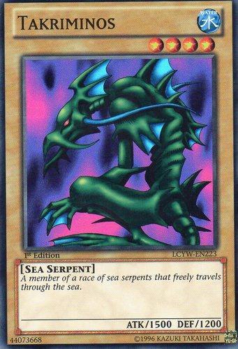 1st Edition, Legendary Collection 3: Yugi's World, Normal Monster, Sea Serpent, Super Rare, Unlimited, Water Takriminos [LCYW-EN223] Super Rare - Trading Card World