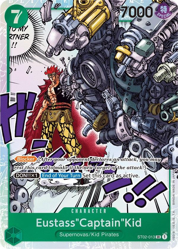 Character, Kid Pirates, Starter Deck: Worst Generation, Starter Decks, Super Rare, Supernovas Eustass"Captain"Kid (013) [Starter Deck: Worst Generation] - Trading Card World