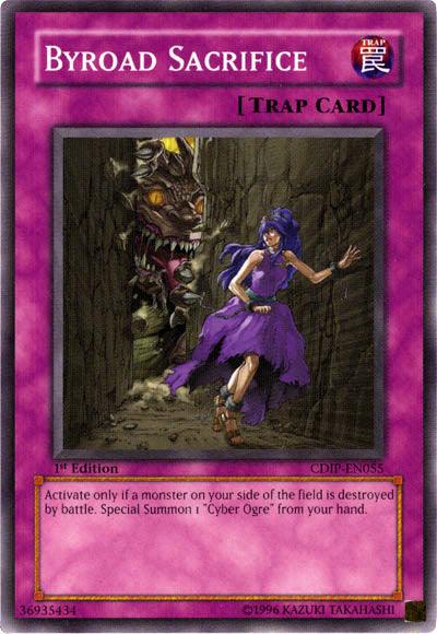 1st Edition, Common, Cyberdark Impact, Normal Trap, Trap, Unlimited Byroad Sacrifice [CDIP-EN055] Common - Trading Card World