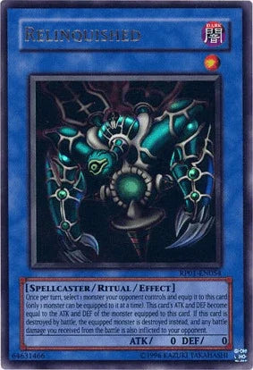 Dark, Retro Pack 1, Ritual/Effect Monster, Spellcaster, Ultra Rare, Unlimited Relinquished [RP01-EN054] Ultra Rare - Trading Card World