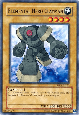Common, Dark Revelation Volume 3, Earth, Normal Monster, Unlimited, Warrior Elemental Hero Clayman [DR3-EN183] Common - Trading Card World
