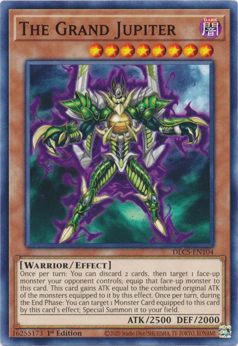 1st Edition, Common, Dark, Dragons of Legend: The Complete Series, Effect Monster, Warrior The Grand Jupiter [DLCS-EN104] Common - Trading Card World