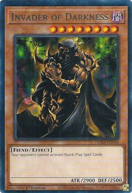 1st Edition, Dark, Effect Monster, Fiend, Rare, Tactical Masters Invader of Darkness [TAMA-EN046] Rare - Trading Card World