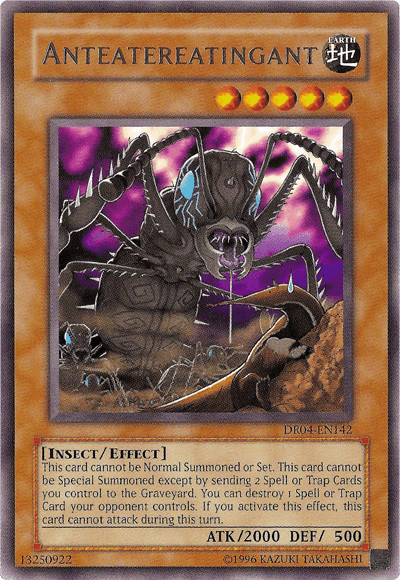 Dark Revelation Volume 4, Earth, Effect Monster, Insect, Rare, Unlimited Anteatereatingant [DR04-EN142] Rare - Trading Card World