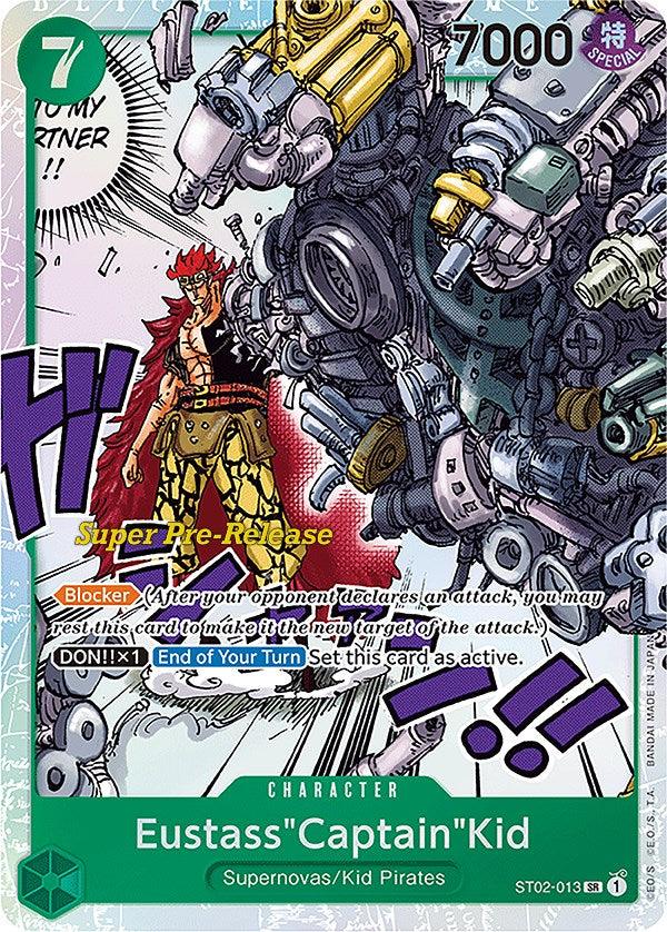 Character, Kid Pirates, Starter Decks, Super Pre-Release Starter Deck: Worst Generation, Super Rare, Supernovas Eustass"Captain"Kid (013) [Super Pre-Release Starter Deck: Worst Generation] - Trading Card World