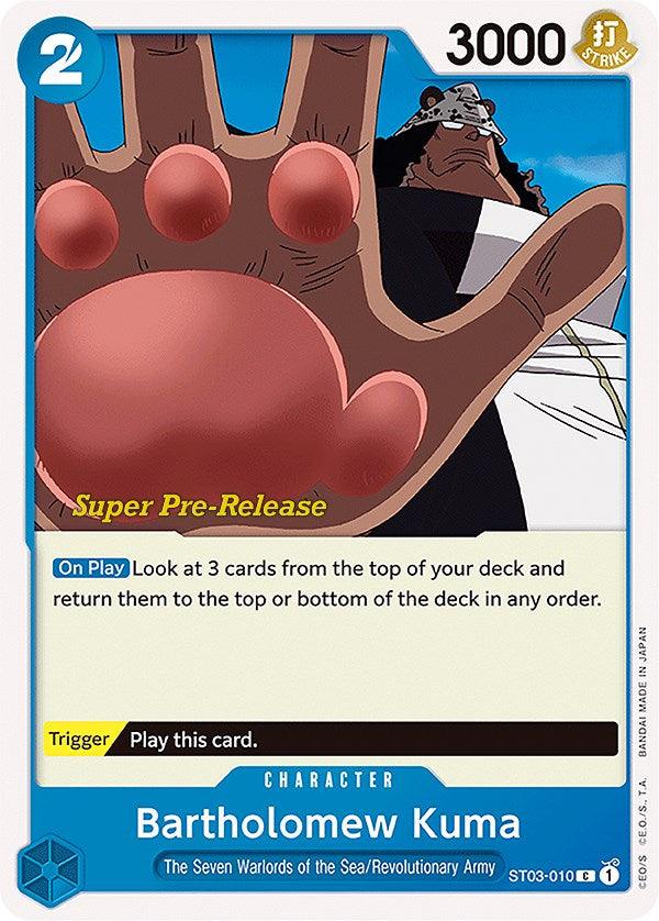 Character, Common, Revolutionary Army, Starter Decks, Super Pre-Release Starter Deck: The Seven Warlords of the Sea, The Seven Warlords of the Sea Bartholomew Kuma [Super Pre-Release Starter Deck: The Seven Warlords of the Sea] - Trading Card World
