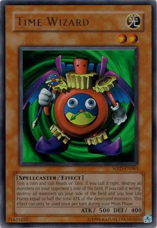Effect Monster, Light, Metal Raiders, Spellcaster, Ultra Rare, Unlimited Time Wizard [MRD-EN065] Ultra Rare - Trading Card World
