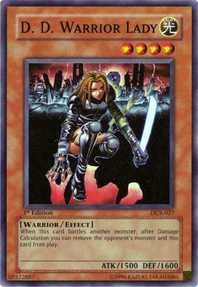1st Edition, Dark Crisis, Effect Monster, Light, Super Rare, Unlimited, Warrior D.D. Warrior Lady [DCR-027] Super Rare - Trading Card World