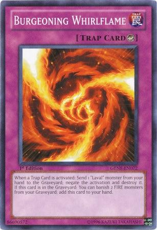 1st Edition, Common, Counter Trap, Generation Force, Trap, Unlimited Burgeoning Whirlflame [GENF-EN072] Common - Trading Card World