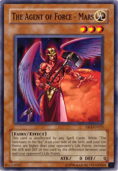 Common, Dark Revelation Volume 2, Effect Monster, Fairy, Light, Unlimited The Agent of Force - Mars [DR2-EN121] Common - Trading Card World