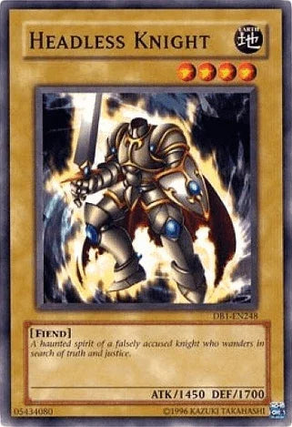 Common, Dark Beginning 1, Earth, Fiend, Normal Monster, Unlimited Headless Knight [DB1-EN248] Common - Trading Card World