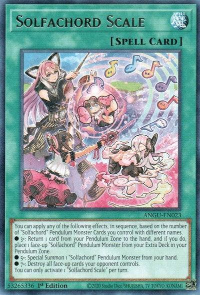 1st Edition, Ancient Guardians, Normal Spell, Rare, Spell Solfachord Scale (Rare) [ANGU-EN023] Rare - Trading Card World