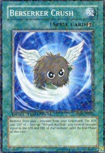 Duel Terminal 1, Limited, Quick Play Spell, Spell, Super Rare Berserker Crush [DT01-EN044] Super Rare - Trading Card World