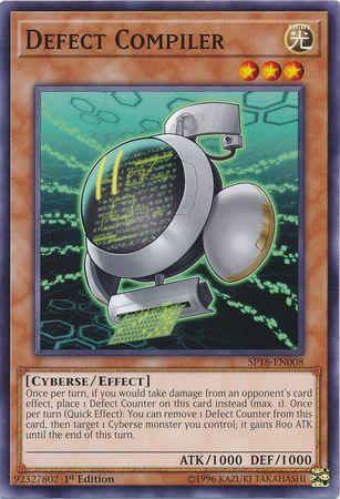 1st Edition, Common, Cyberse, Effect Monster, Light, Star Pack VRAINS Defect Compiler [SP18-EN008] Common - Trading Card World