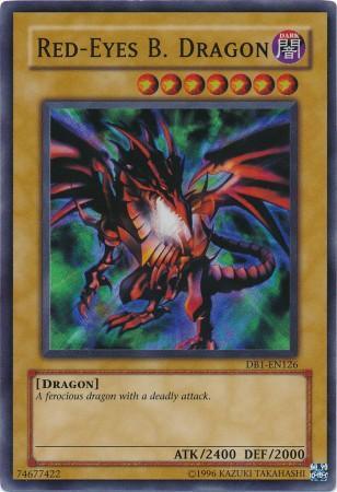 Dark, Dark Beginning 1, Dragon, Normal Monster, Super Rare, Unlimited Red-Eyes B. Dragon [DB1-EN126] Super Rare - Trading Card World