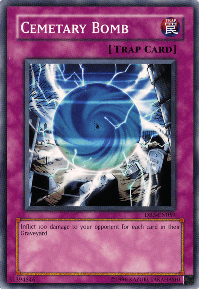 Common, Dark Revelation Volume 3, Normal Trap, Trap, Unlimited Cemetary Bomb [DR3-EN059] Common - Trading Card World