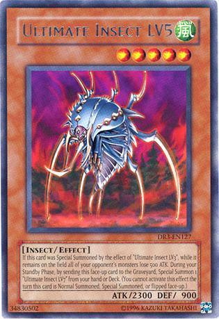 Dark Revelation Volume 3, Effect Monster, Insect, Rare, Unlimited, Wind Ultimate Insect LV5 [DR3-EN127] Rare - Trading Card World