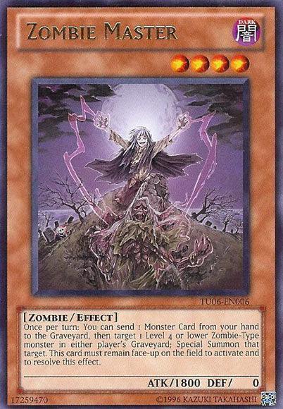 Dark, Effect Monster, Rare, Turbo Pack: Booster Six, Unlimited, Zombie Zombie Master [TU06-EN006] Rare - Trading Card World