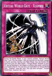 1st Edition, Blazing Vortex, Common, Continuous Trap, Trap Virtual World Gate - Xuanwu [BLVO-EN075] Common - Trading Card World