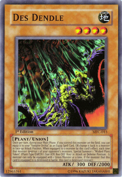 1st Edition, Common, Earth, Magician's Force, Plant, Union Monster, Unlimited Des Dendle [MFC-015] Common - Trading Card World