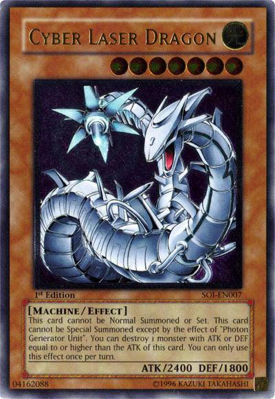1st Edition, Effect Monster, Light, Machine, Shadow of Infinity, Ultimate Rare, Unlimited Cyber Laser Dragon (UTR) [SOI-EN007] Ultimate Rare - Trading Card World