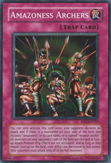 Dark Revelation Volume 1, Normal Trap, Super Rare, Trap, Unlimited Amazoness Archers [DR1-EN151] Super Rare - Trading Card World