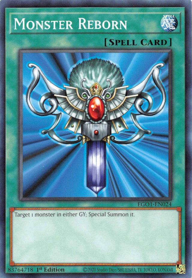 1st Edition, Common, Egyptian God Deck: Obelisk the Tormentor, Normal Spell, Spell Monster Reborn [EGO1-EN024] Common - Trading Card World