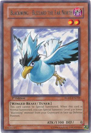 1st Edition, Dark, Raging Battle, Rare, Tuner Monster, Unlimited, Winged Beast Blackwing - Blizzard the Far North [RGBT-EN010] Rare - Trading Card World