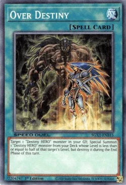 1st Edition, Common, Normal Spell, Speed Duel GX: Duel Academy Box, Spell Over Destiny [SGX1-ENB15] Common - Trading Card World