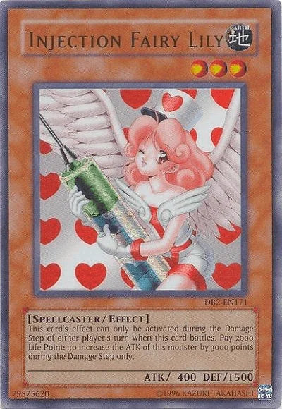 Dark Beginning 2, Earth, Effect Monster, Spellcaster, Ultra Rare, Unlimited Injection Fairy Lily [DB2-EN171] Ultra Rare - Trading Card World
