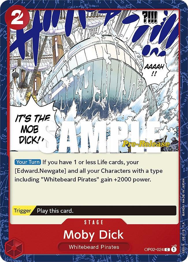 Common, Paramount War, Paramount War Pre-Release Cards, Stage, Whitebeard Pirates Moby Dick [Paramount War Pre-Release Cards] - Trading Card World