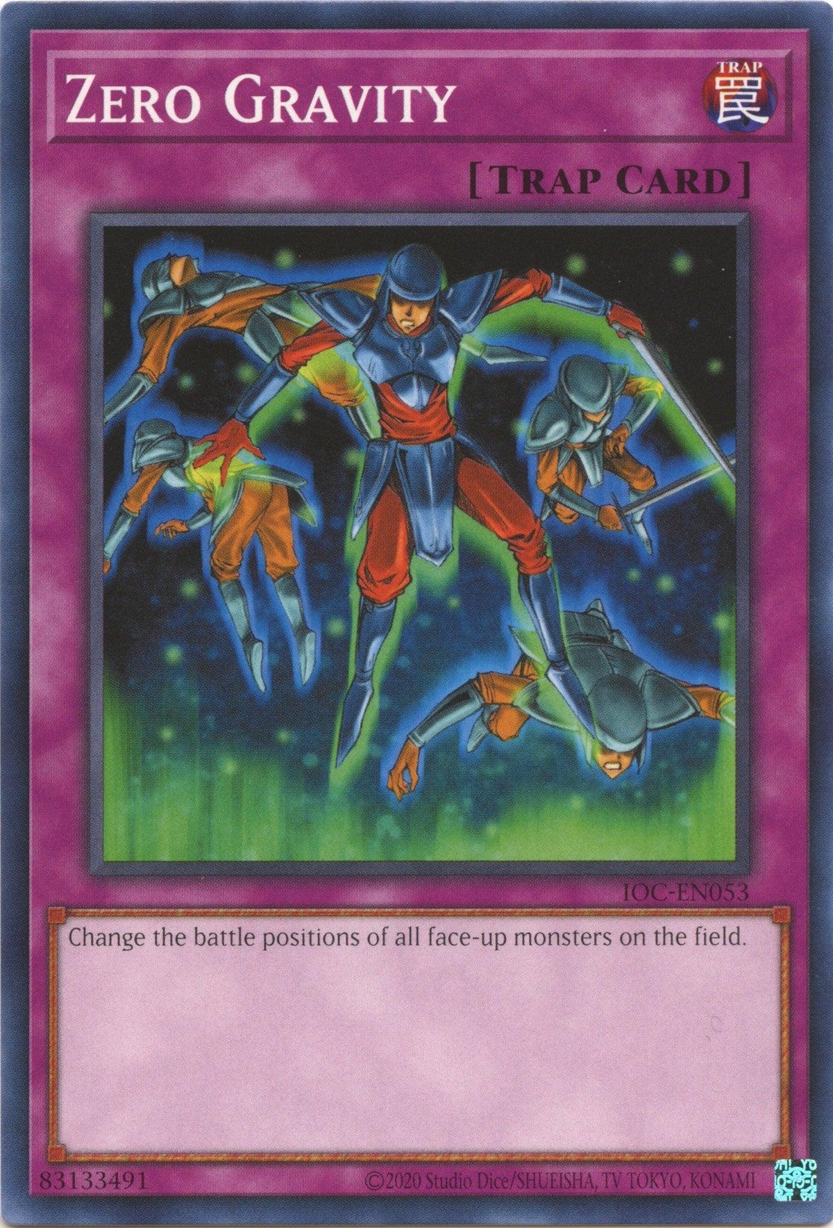 Common, Invasion of Chaos (25th Anniversary Edition), Normal Trap, Trap, Unlimited Zero Gravity (25th Anniversary) [IOC-EN053] Common - Trading Card World