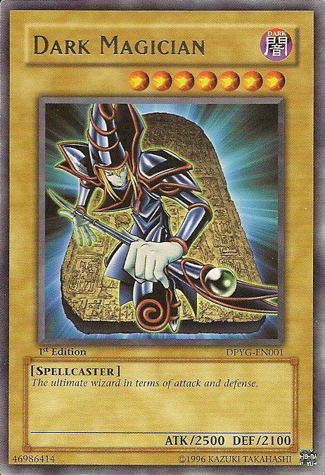 1st Edition, Dark, Duelist Pack: Yugi, Normal Monster, Rare, Spellcaster, Unlimited Dark Magician [DPYG-EN001] Rare - Trading Card World