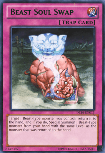 Duelist League Promo, Normal Trap, Rare, Trap, Unlimited Beast Soul Swap (Green) [DL16-EN015] Rare - Trading Card World