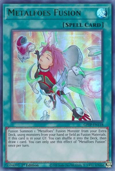 1st Edition, Ghosts from the Past, Normal Spell, Spell, Ultra Rare Metalfoes Fusion [GFTP-EN118] Ultra Rare - Trading Card World
