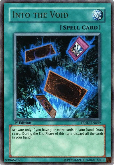 1st Edition, Normal Spell, Spell, The Shining Darkness, Ultra Rare, Unlimited Into The Void [TSHD-EN049] Ultra Rare - Trading Card World