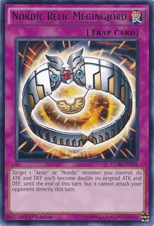 1st Edition, Legendary Collection 5D's, Normal Trap, Rare, Trap Nordic Relic Megingjord [LC5D-EN204] Rare - Trading Card World