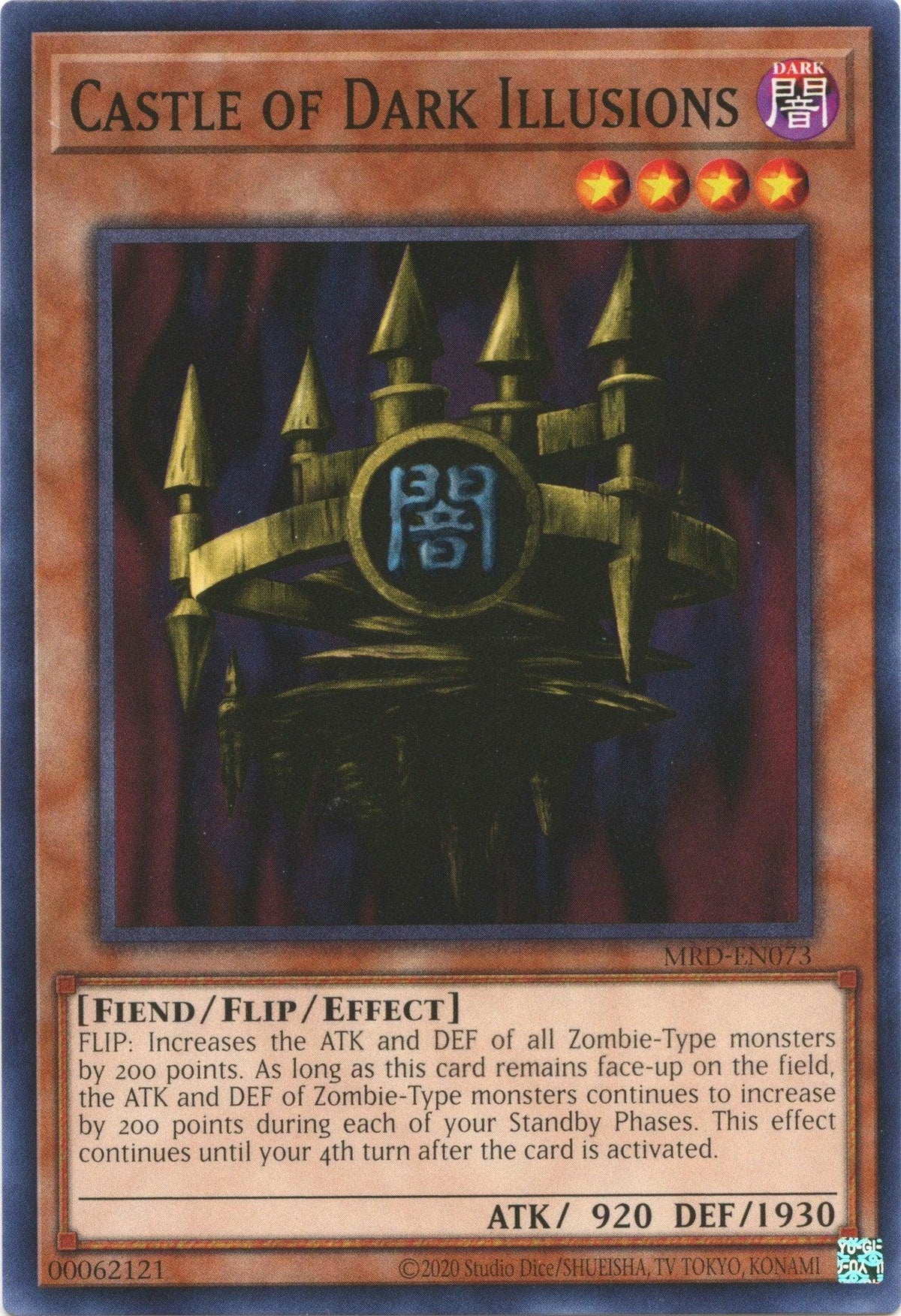 Common, Dark, Effect Monster, Fiend, Metal Raiders (25th Anniversary Edition), Unlimited Castle of Dark Illusions (25th Anniversary) [MRD-EN073] Common - Trading Card World